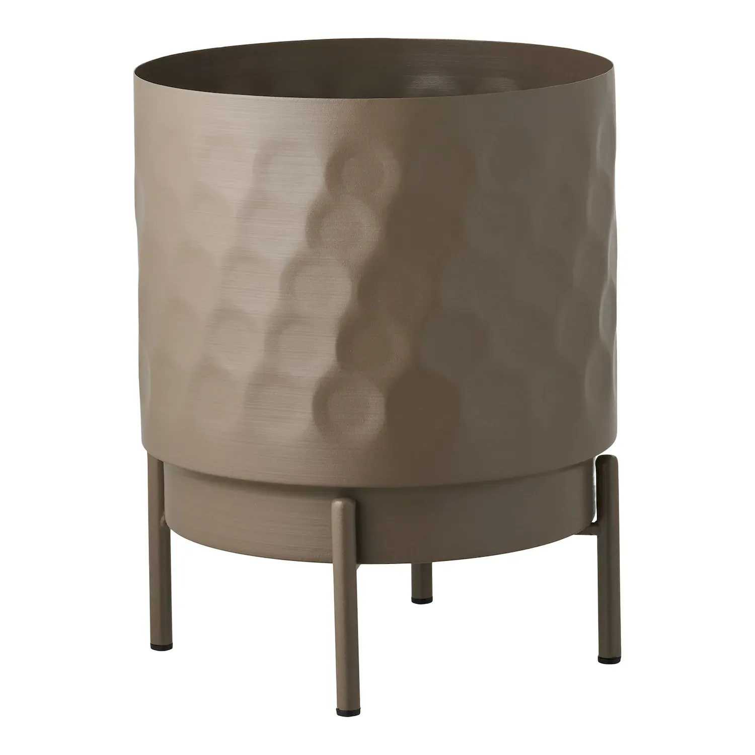 Doniczka stalowa FLOWERPOT 26x19,5 cm brązowa