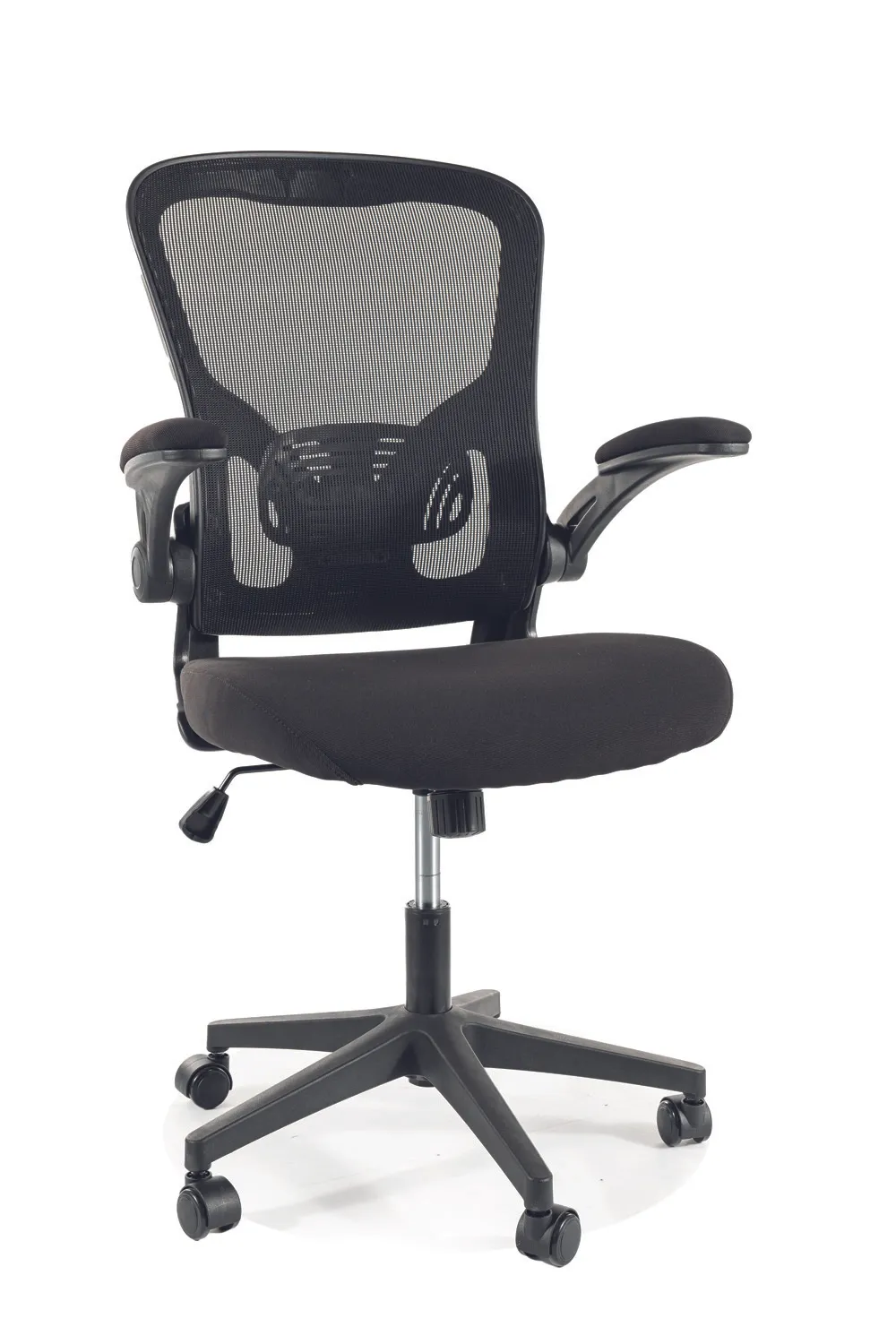 FOTEL OBROTOWY Q-333 CZARNY SIGNAL Poduszka, Wystrój domu, Meble, Krzesło