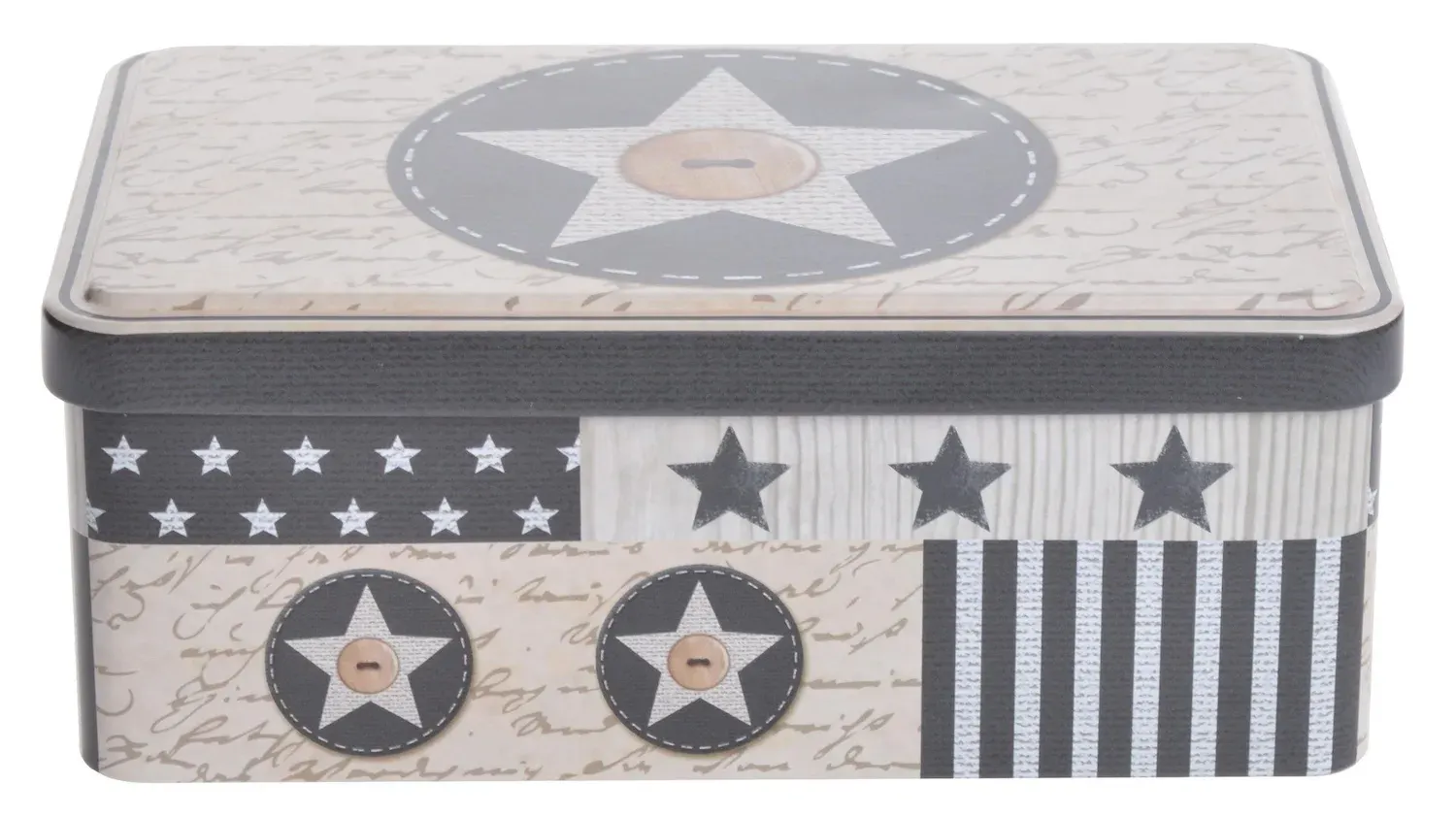 Puszka prostokątna z gwiazdką 33102 Puszka prostokątna z gwiazdką 33102