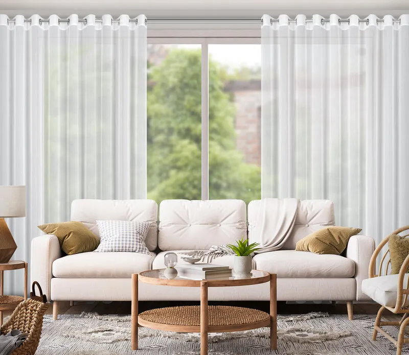 FIRANA GOTOWA KALIA 300X260 CM BIAŁY — zdjęcie 10