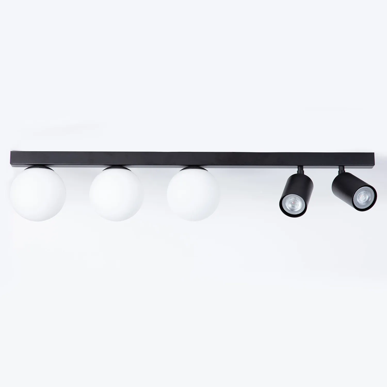 Plafon TAViRA 3+2 czarny biały - SI_41262