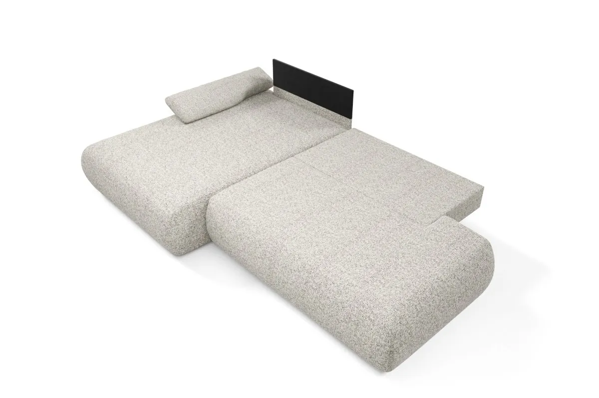 Narożnik rozkładany z pojemnikiem PUENTE 286 cm lewostronny jasny beż - PUENTE_NAR_PUENTE09_L