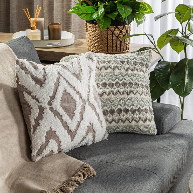 POSZEWKA EVITA 45 X 45 CM BEŻOWY - EU_439761