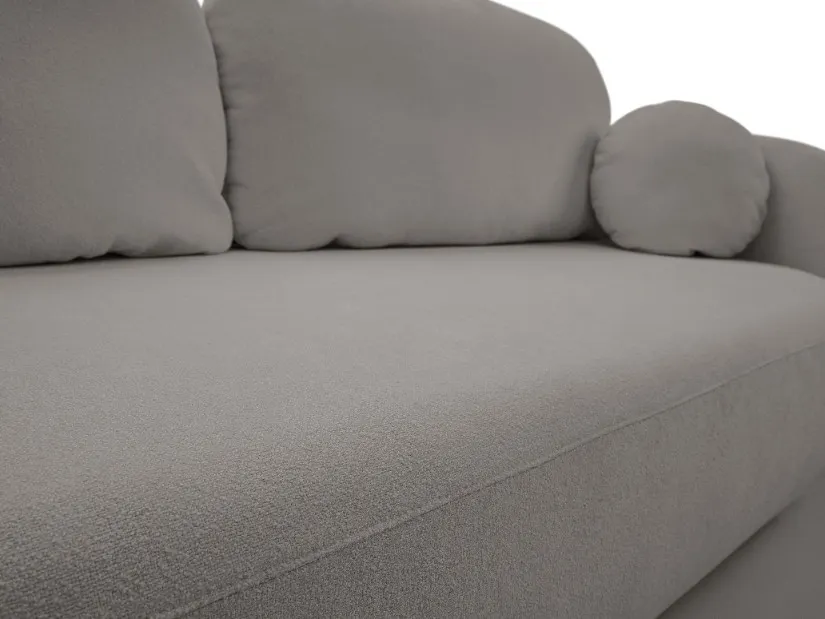 Sofa rozkładana z pojemnikiem OLIO SICURIO 238 cm ciemnoszara — zdjęcie 8