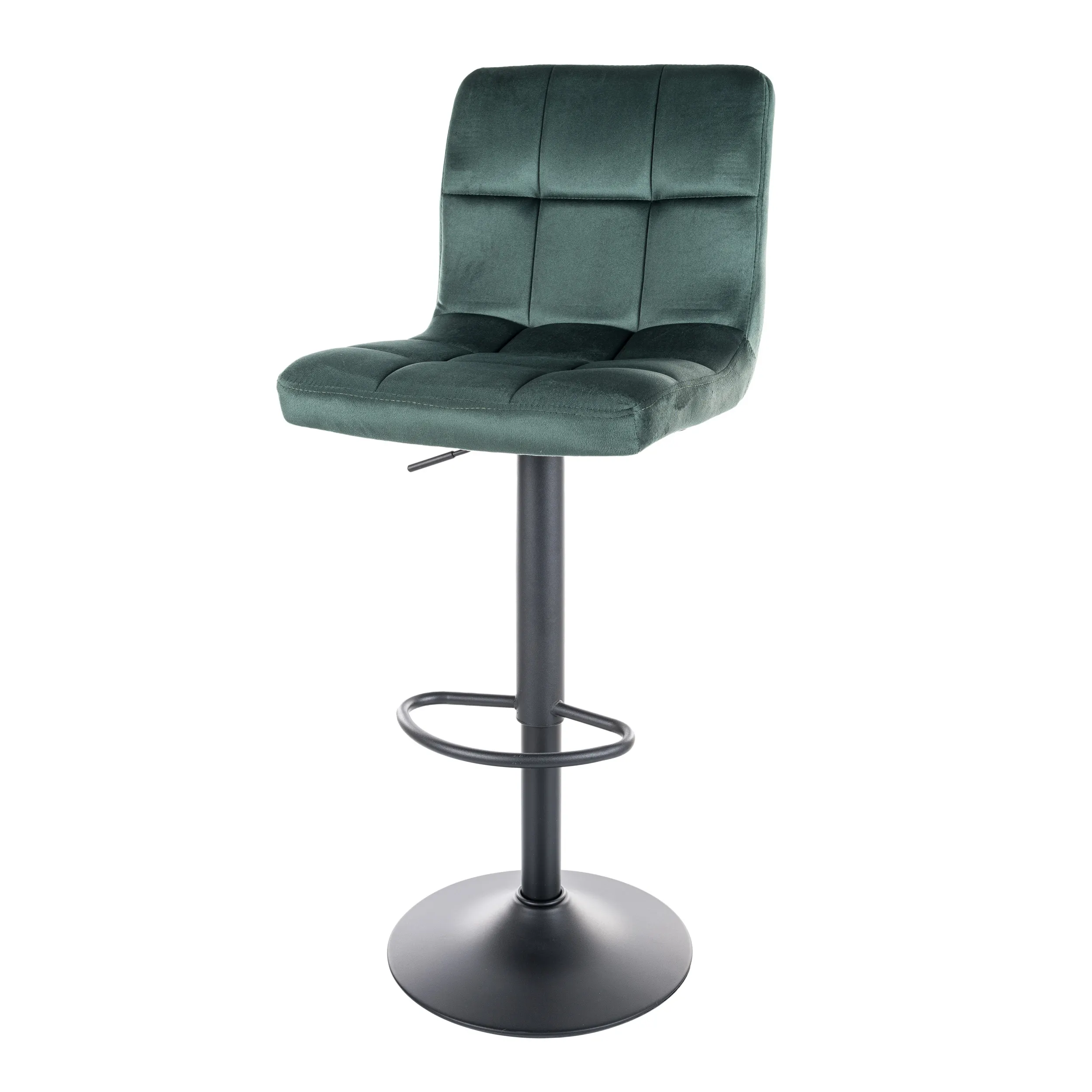 Hoker C-105 VELVET zielony aksamitny Signal Meble, Krzesło, Stołek barowy