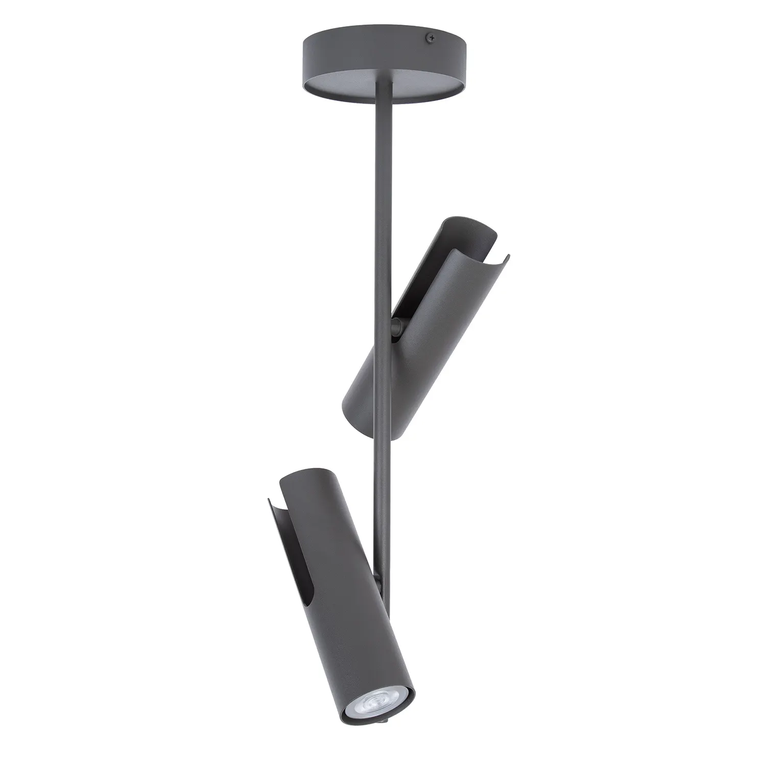 Plafon stalowy LEDA 2 ciemna oliwka Lampa, Oświetlenie