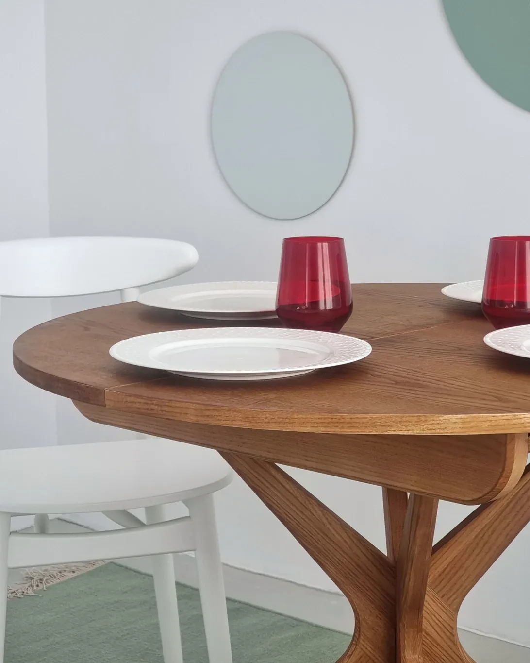 Stół rozkładany JUBI 90x90-130cm dąb - NRGBTJ_OAK_E