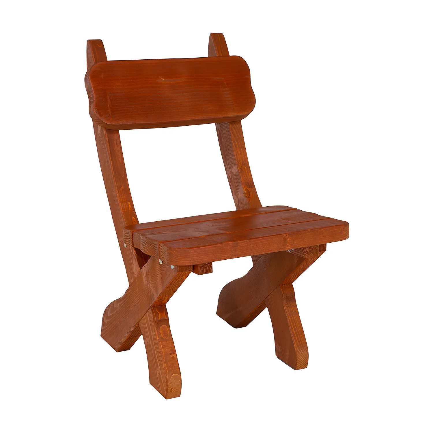 Krzesło ogrodowe drewniane MILO świerk kolor świerk tik - DR_MO230_KRZESLO