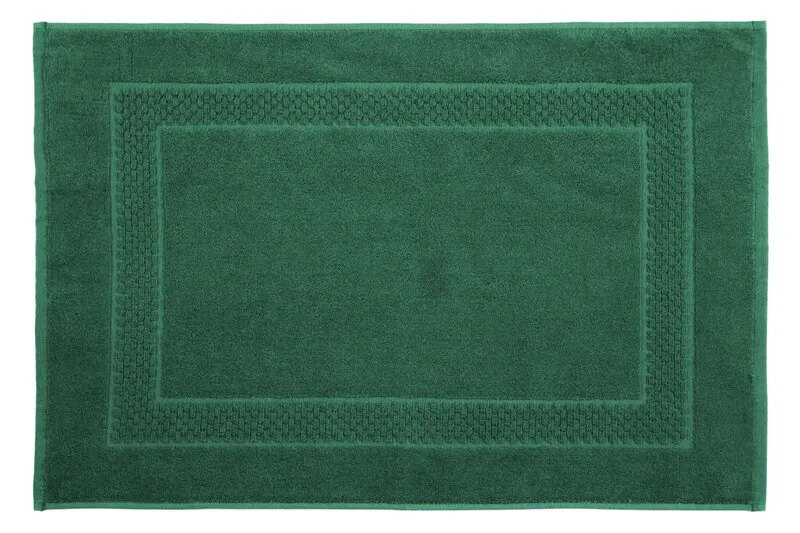 DYWANIK ŁAZIENKOWY CALEB (11) 50 X 70 CM CIEMNOZIELONY - EU_435717