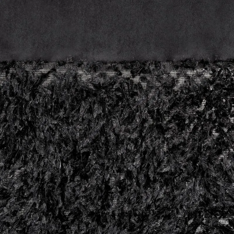 ZASŁONA GOTOWA MARION 2 NA TAŚMIE 140 X 270 CM CZARNY - EU_452758