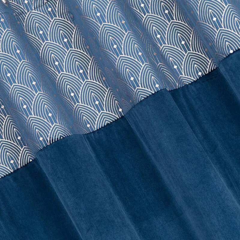 ZASŁONA GOTOWA D91 AGNES 140X250 CM GRANATOWY - EU_388484