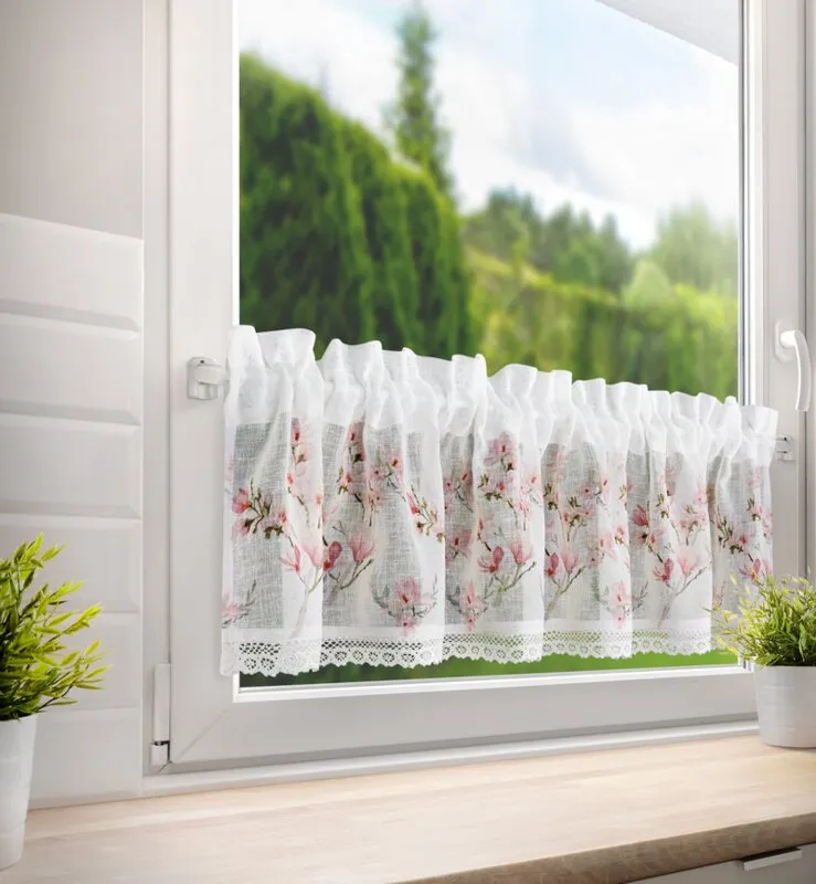 FIRANA GOTOWA AMELIA 150X30 CM BIAŁY — zdjęcie 8