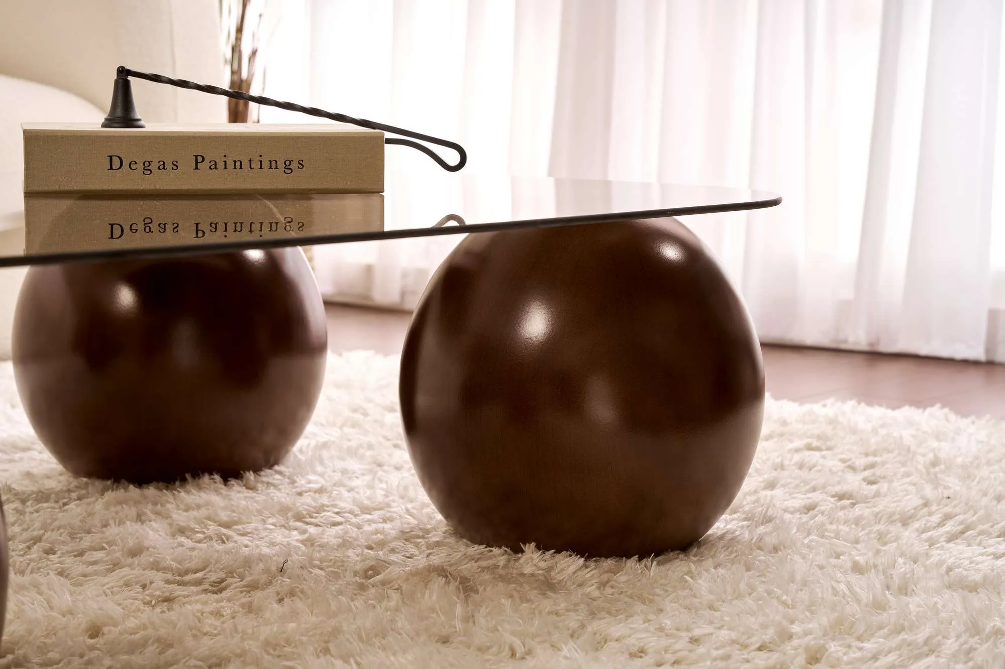 Stolik kawowy EVARA 75x118 cm orzech szary - ASI_857NRD1128