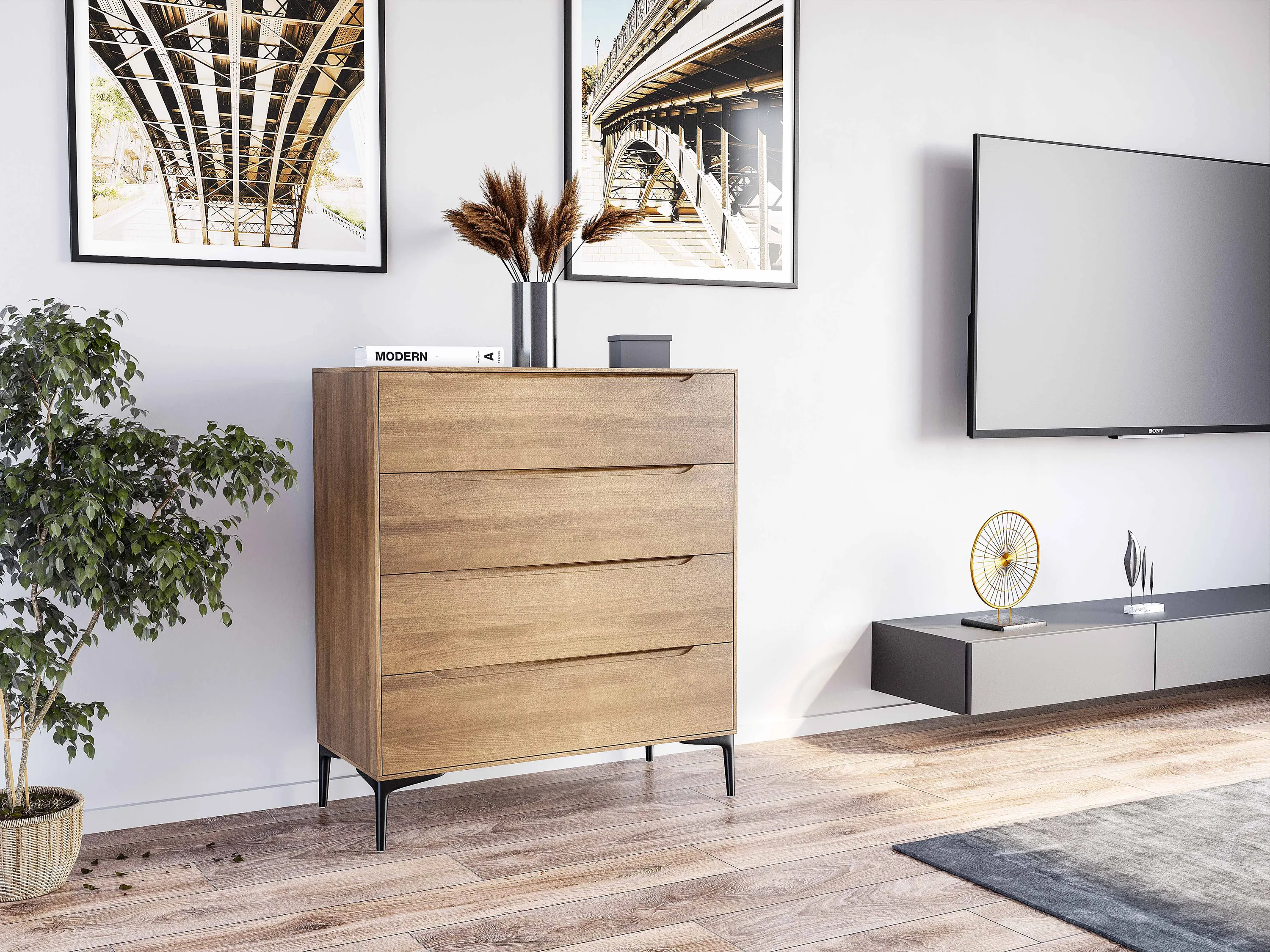 Meble, Projektowanie wnętrz, Szafka, Kredens, Komoda