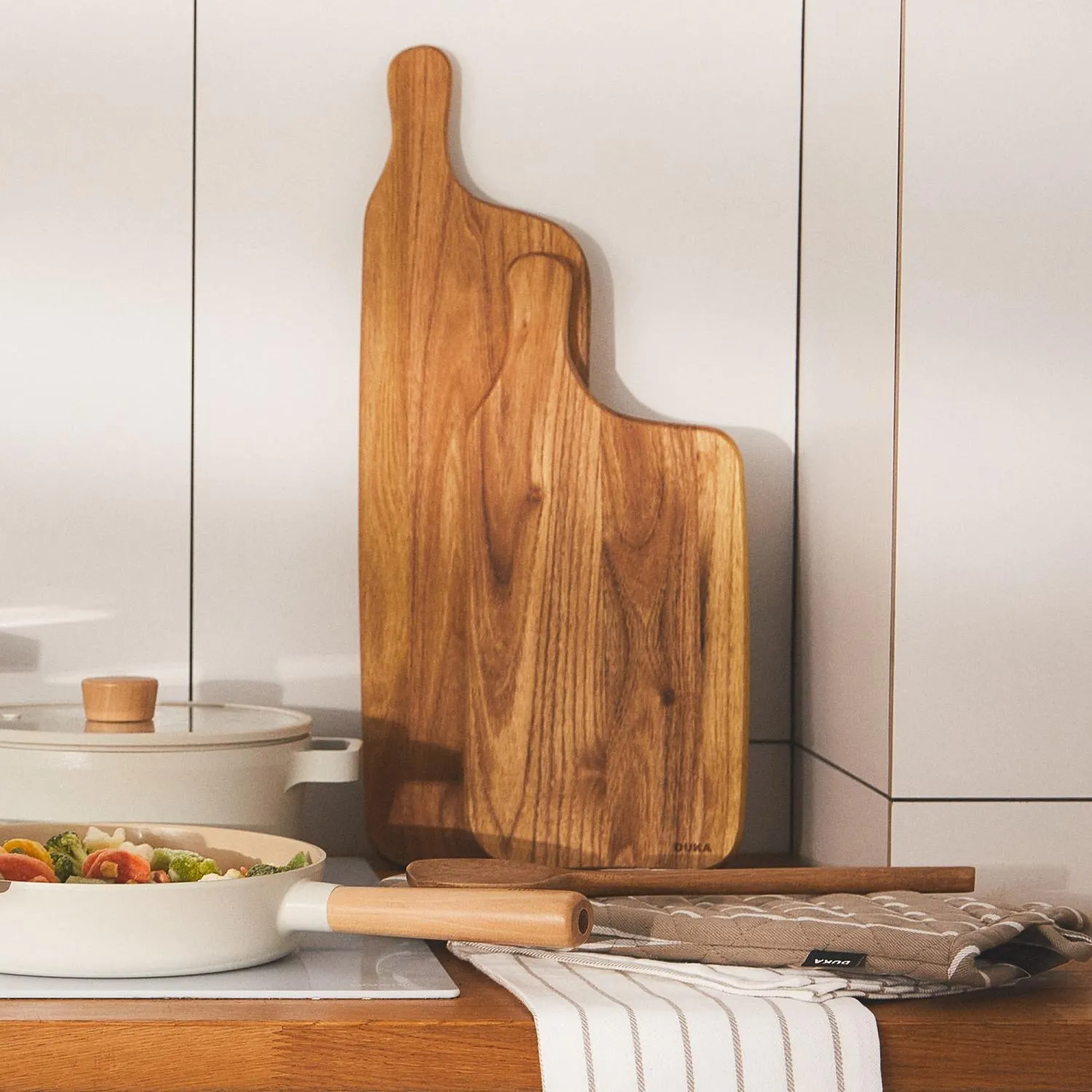 drewniana deska, drewniane tarka, kitchenware, rondel, patelnia