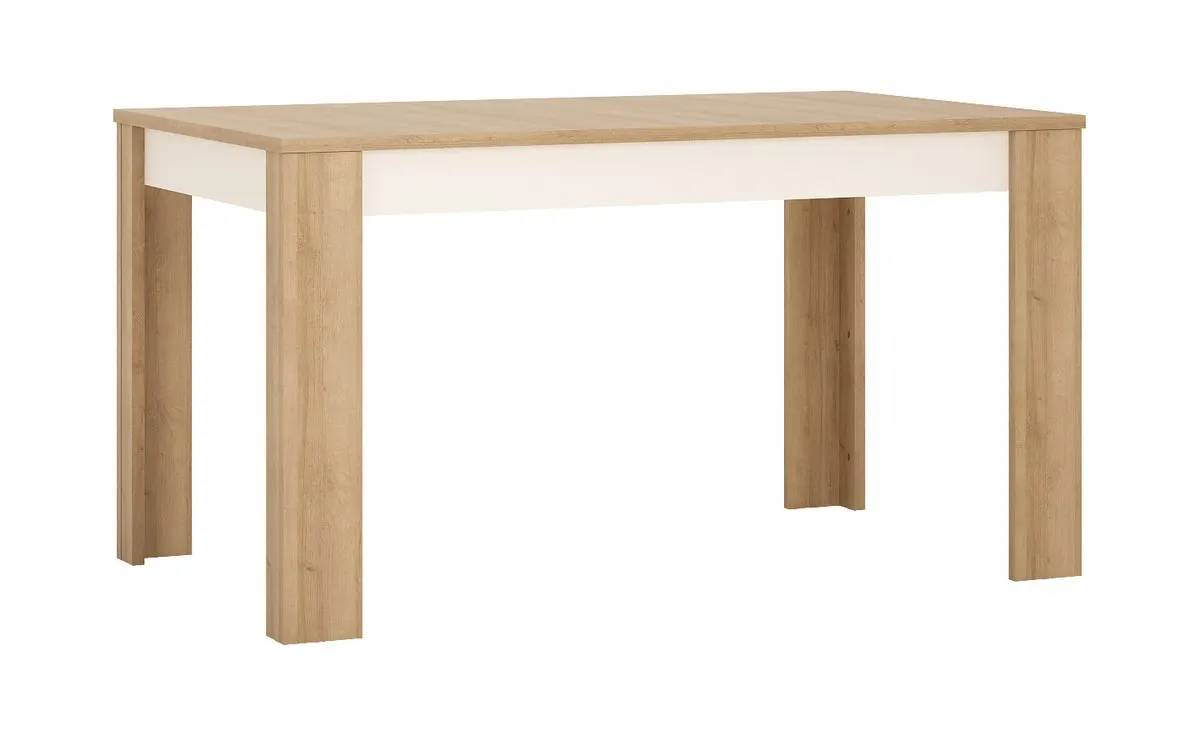 STÓŁ ROZKŁADANY 140(180)X85 LYON LYOT03 DĄB RIVIERA JASNA / BIAŁY HG — zdjęcie 6