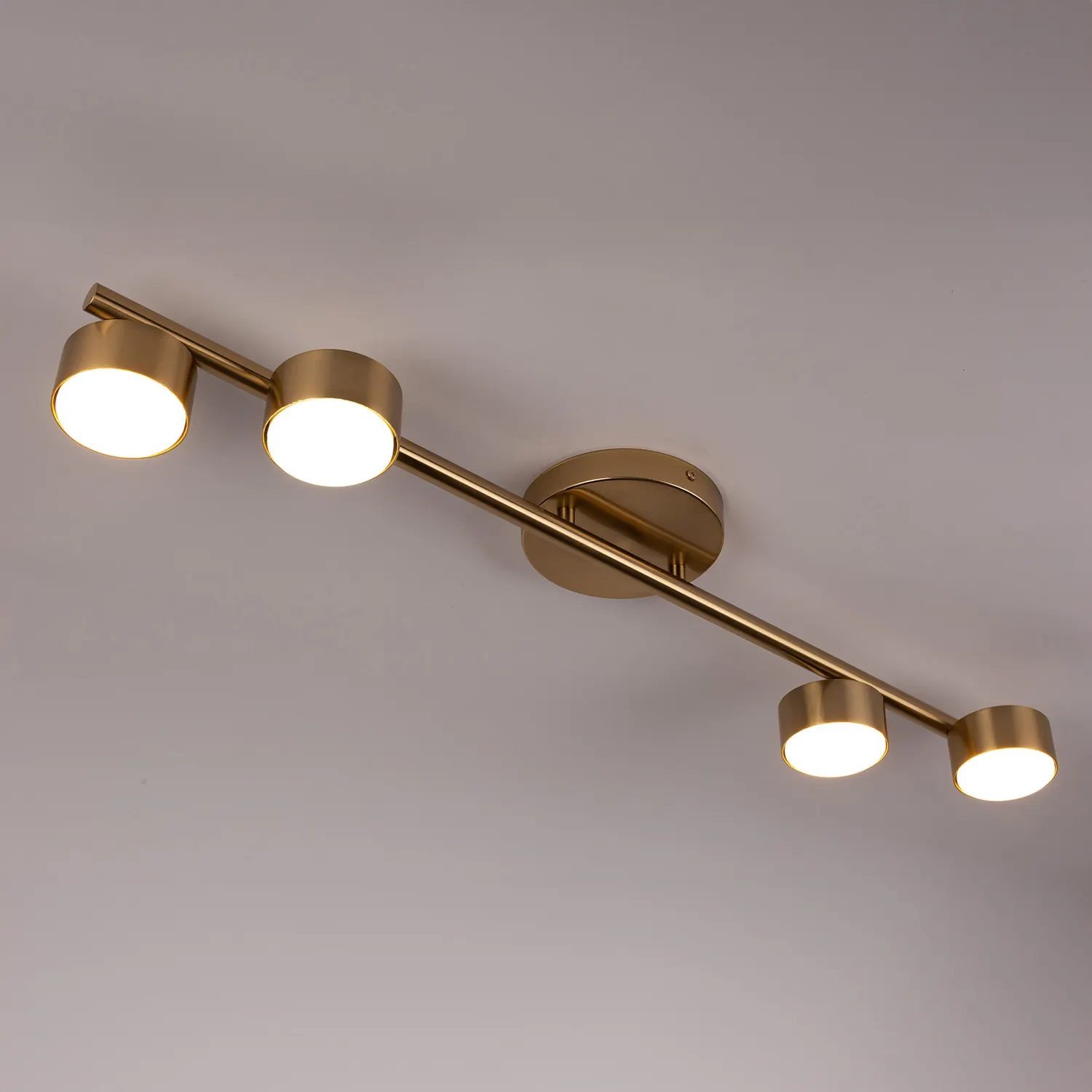 Lampa sufitowa/plafon PUNTO 4 złoty - SI_40826