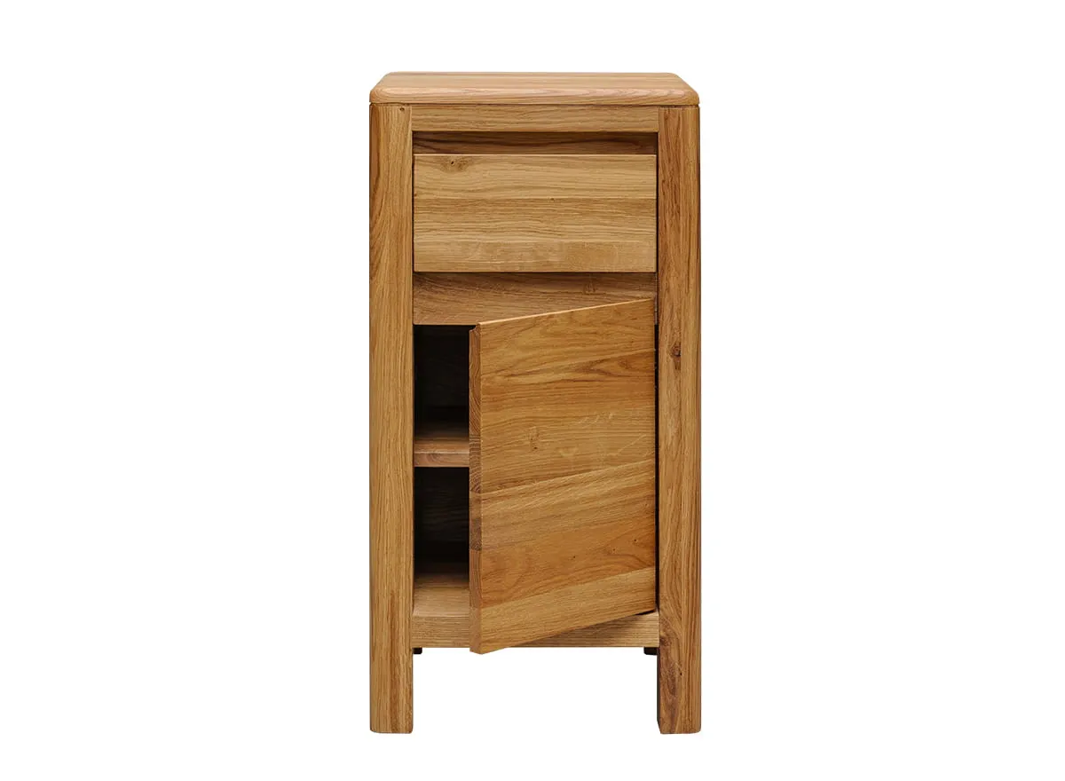 Komoda dębowa z szufladą niska Gialo 60x30x30 cm - 2SGIA22