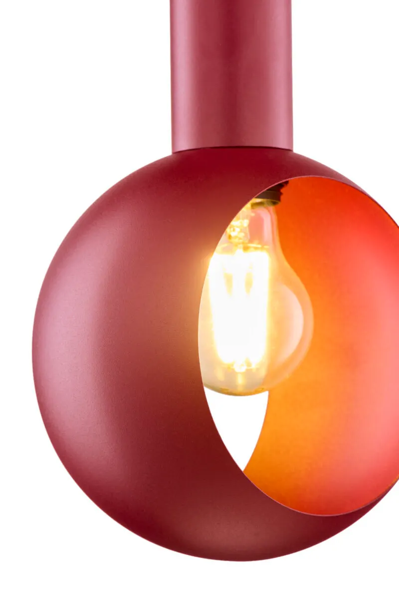 lampa, pendant, kinkiet, rust, żarówka