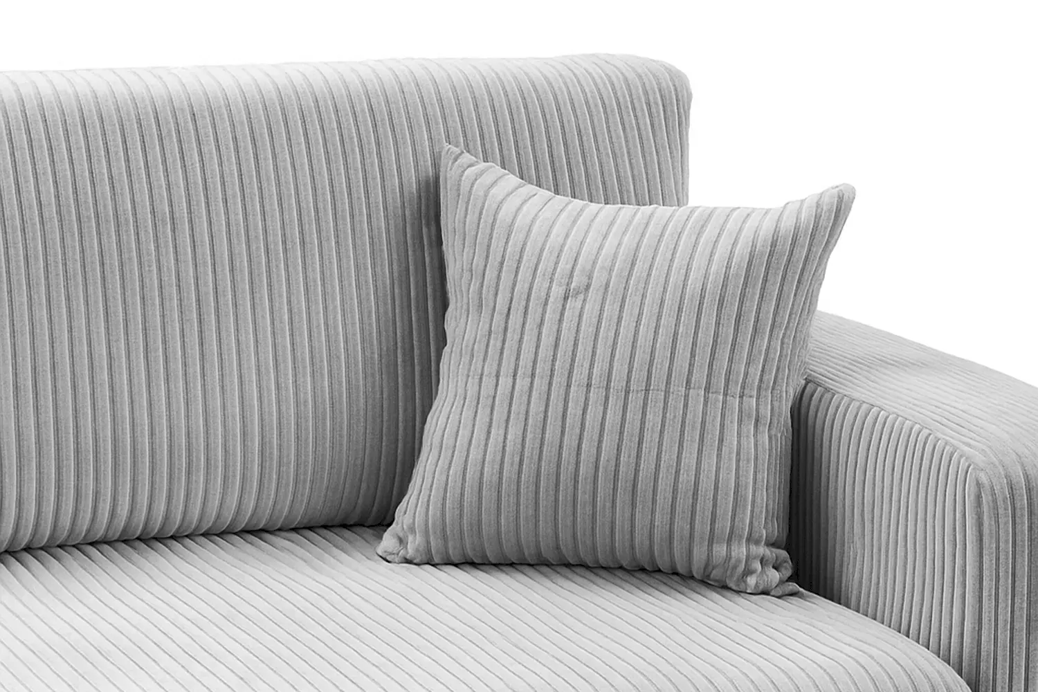 Narożnik uniwersalny BIS rozkładany tkanina Poso 110 jasnoszary - NAROZNIK_BIS_XL_POSO110