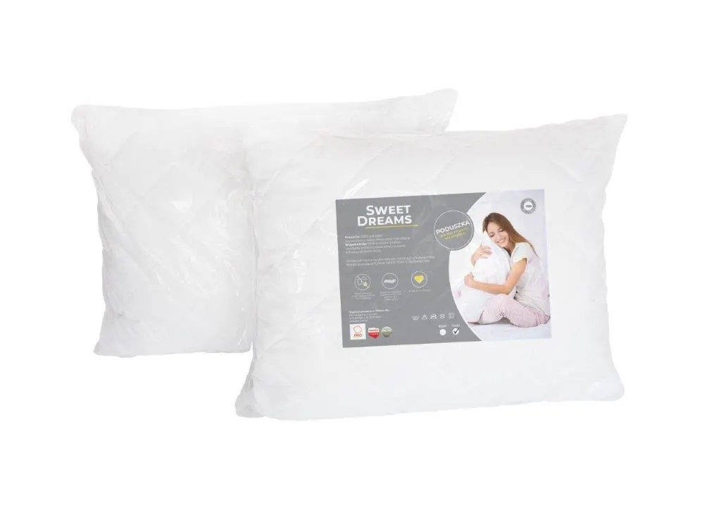 Poduszka do spania pikowana SWEET DREAMS 70X80 biała - FARO_23990