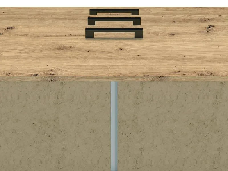 Komoda z 3 szufladami NEVIO 09 dąb artisan - 1NEVI09-001