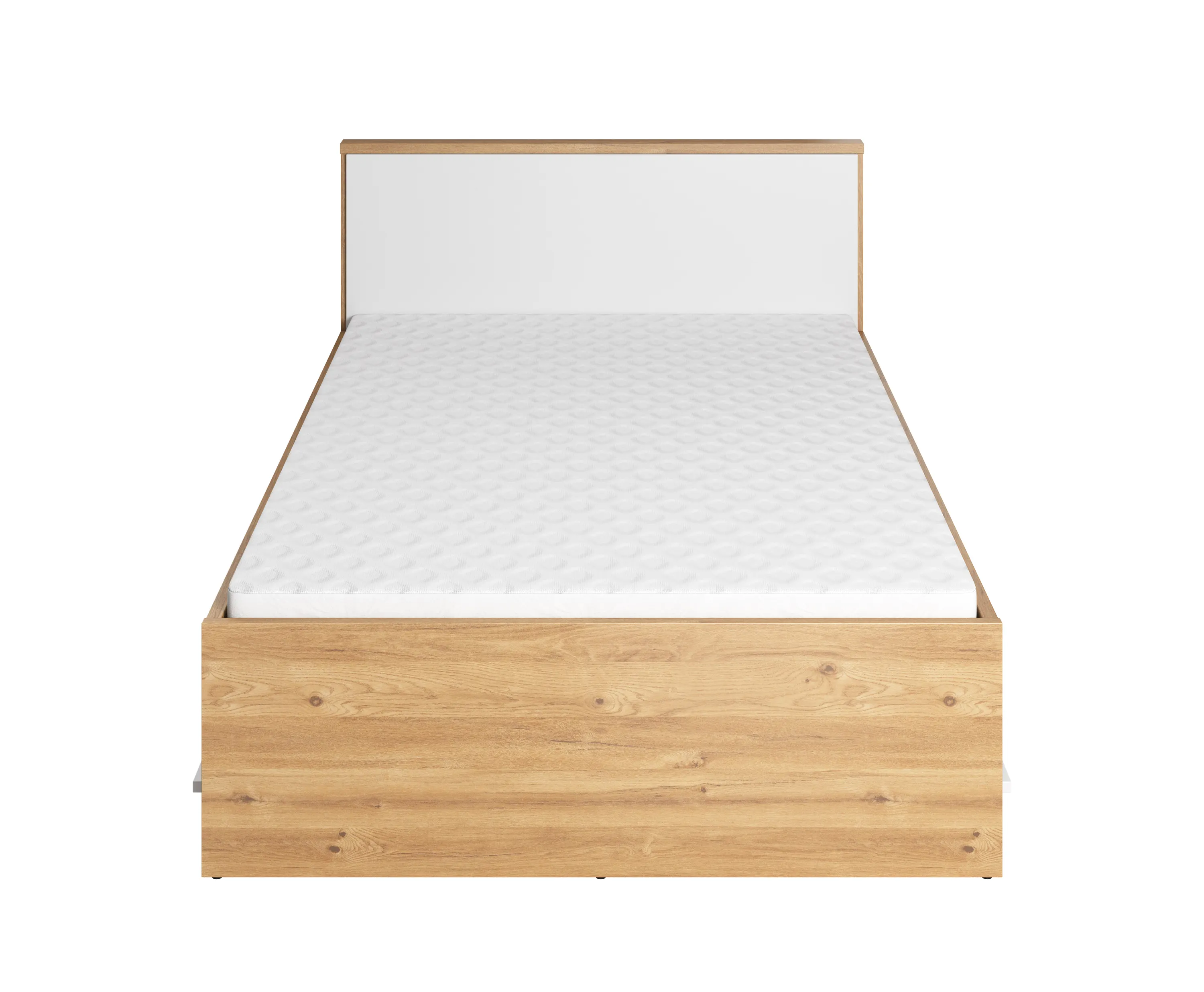 Łóżko ze stelażem Plano PN-10 120x200 dąb nash Łóżko ze stelażem Plano PN-10 120x200 dąb nash