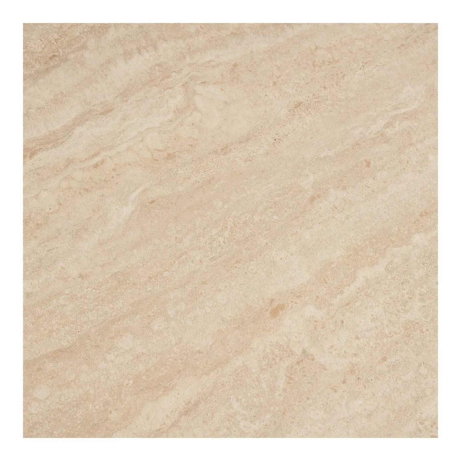 Stolik kawowy okrągły ANNECY 70cm ceramika stal trawertyn piaskowy - 2102196