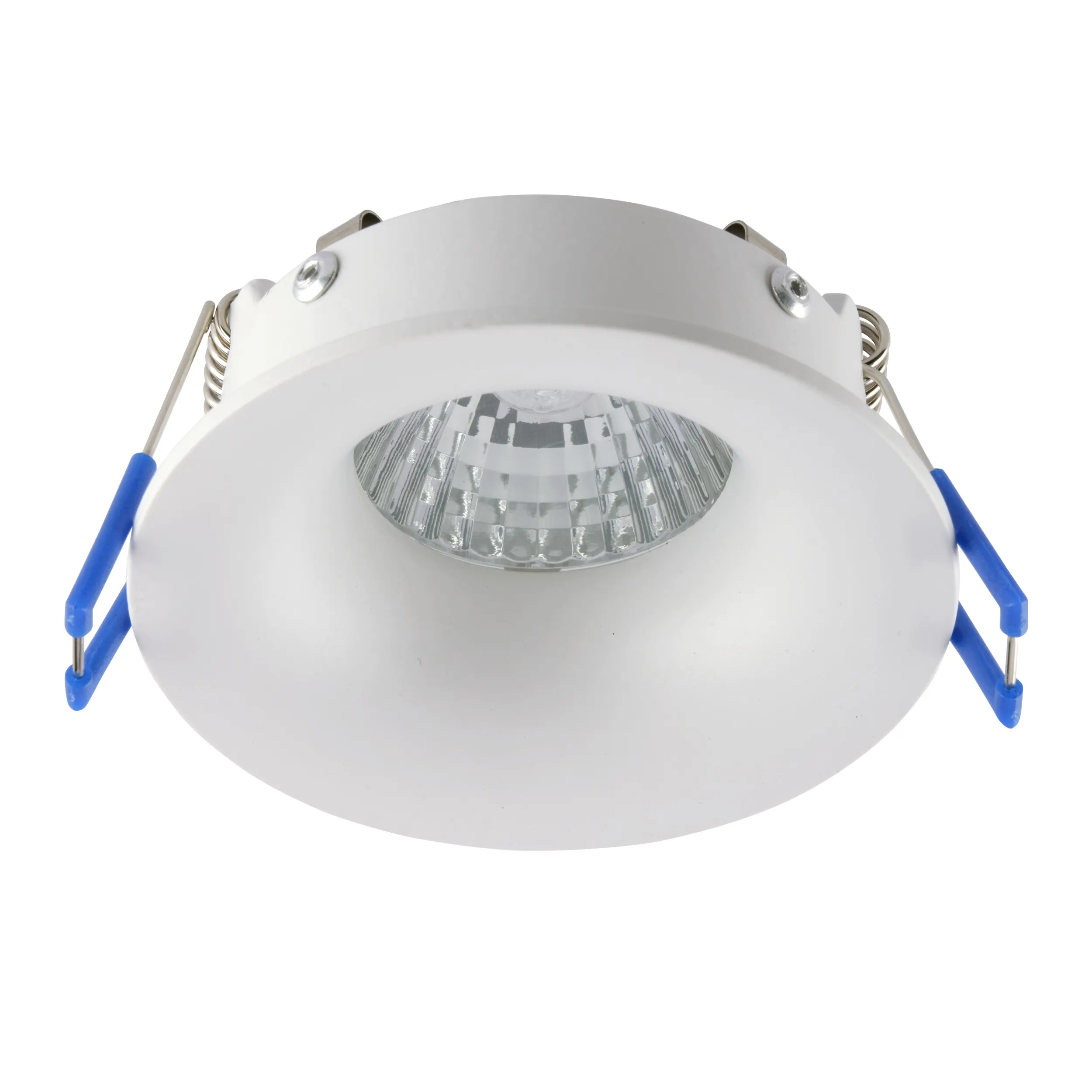 Lampa podtynkowa EYE biała aluminiowa okrągła 8x3cm
