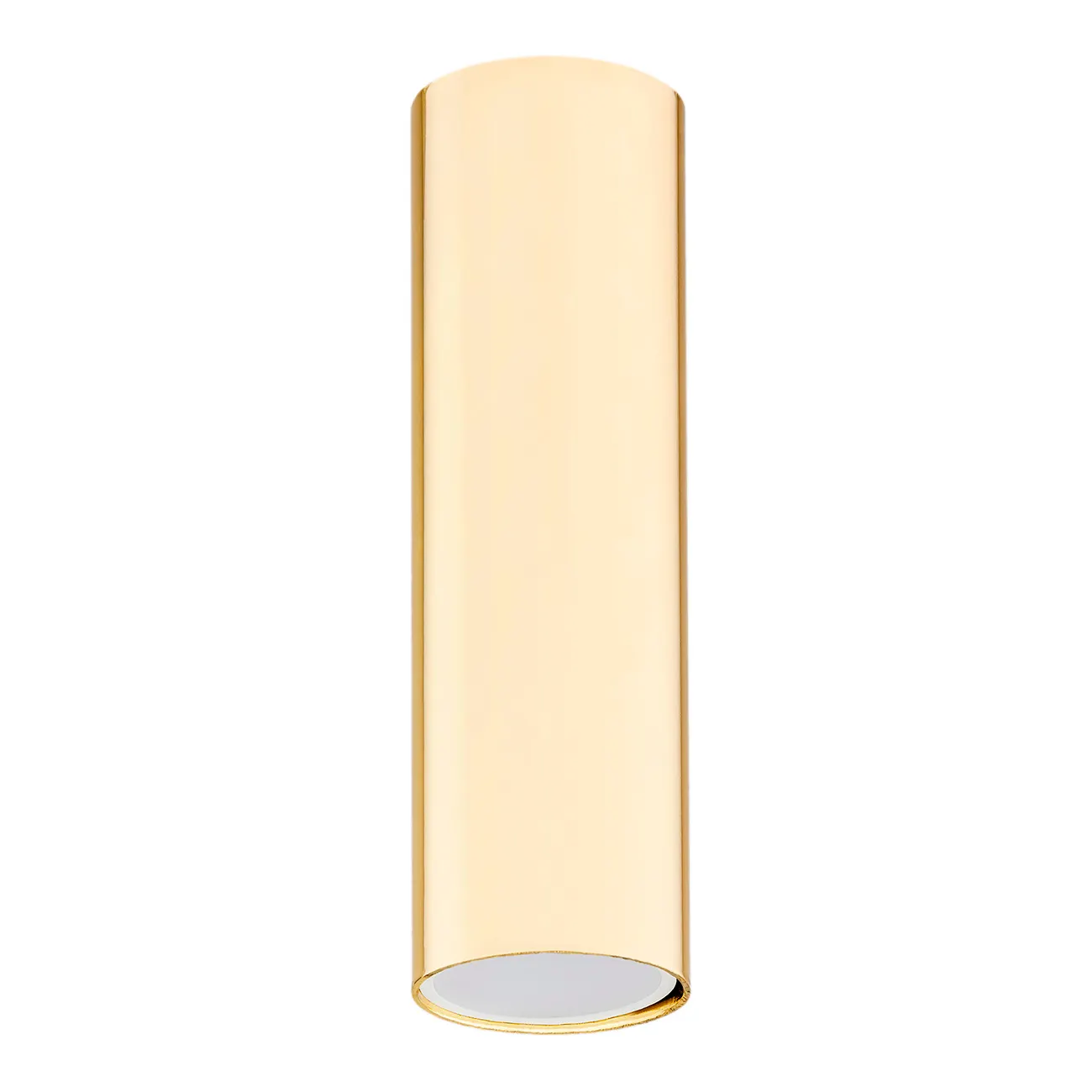 Plafon TYBER PLUS metalowy mosiądz walec 18x5cm - 4761