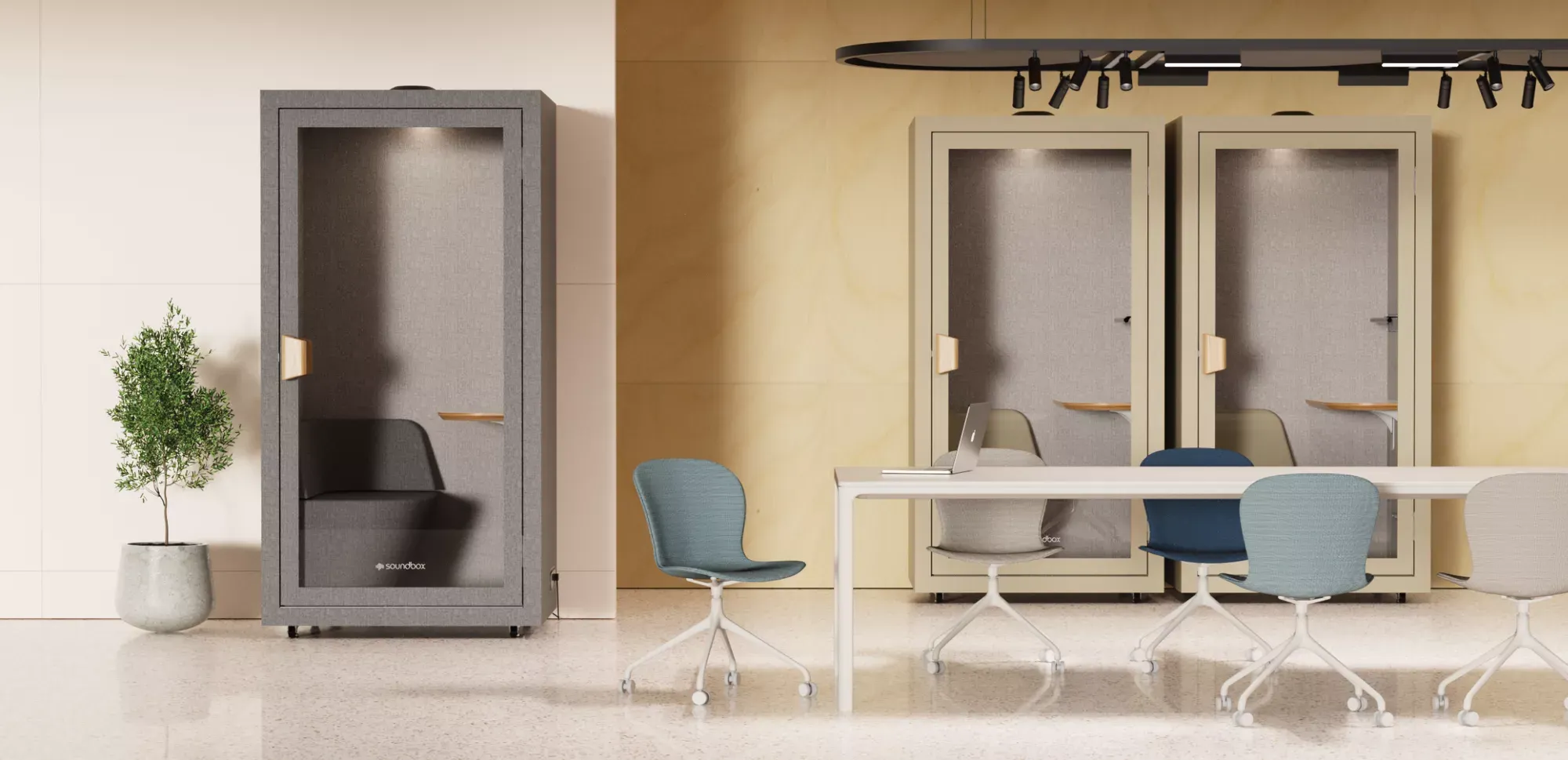 Kabina Budka akustyczna wygłuszająca TUESDAY storm, cloud - TUESDAYST