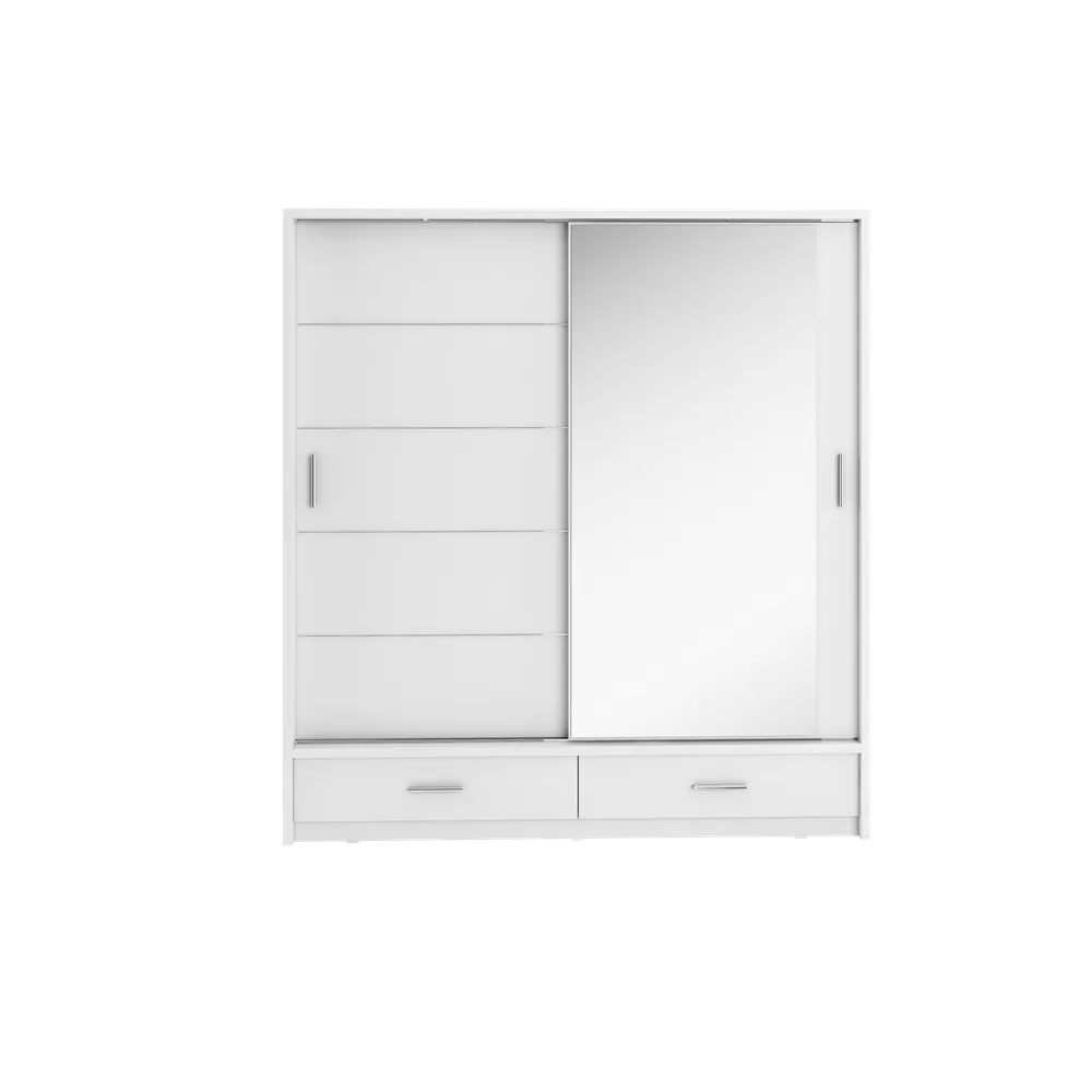 Szafa 2-drzwiowa LED ARTI AR-05P 200cm biała - AR5BIP