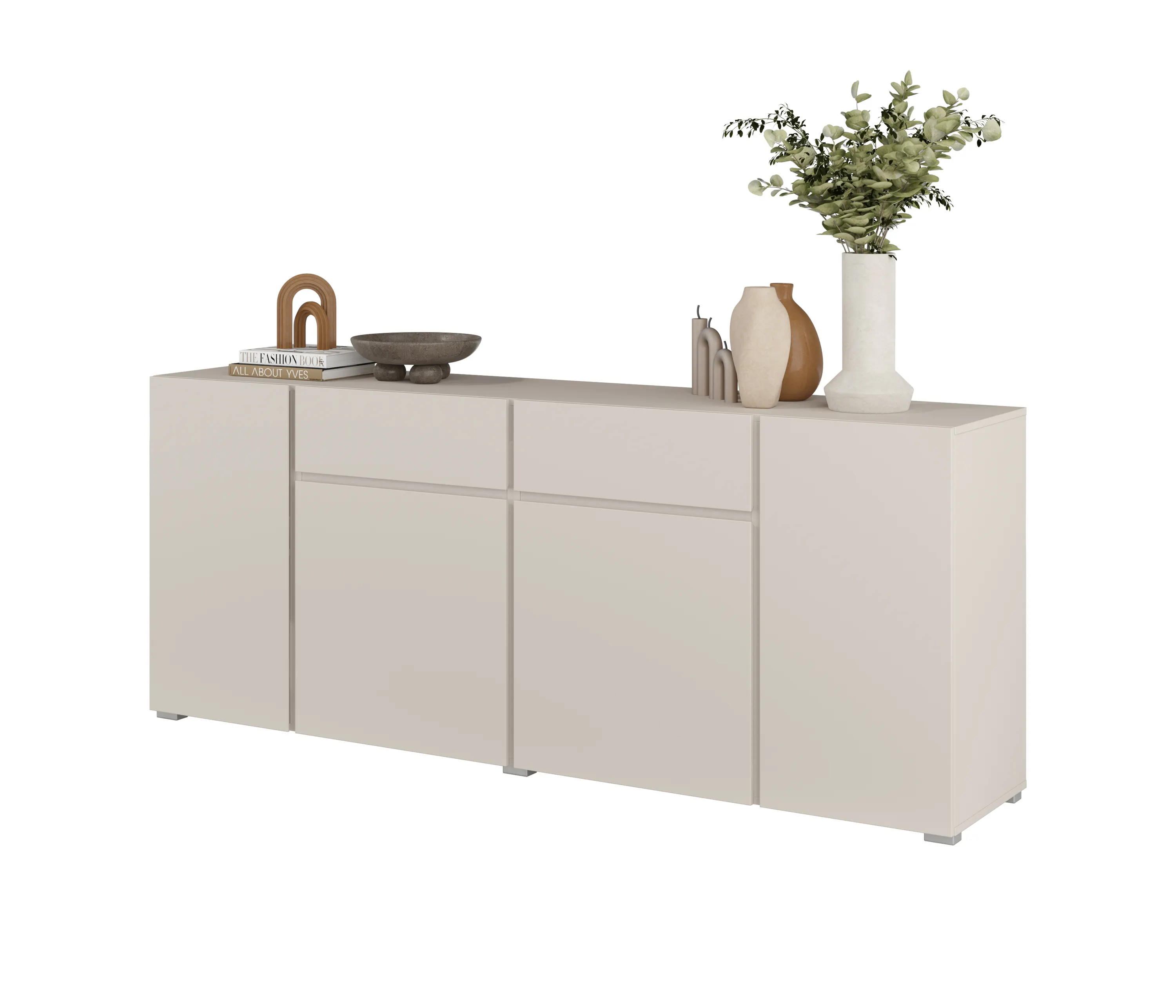 image kredens, komoda, biały, meble, szafka