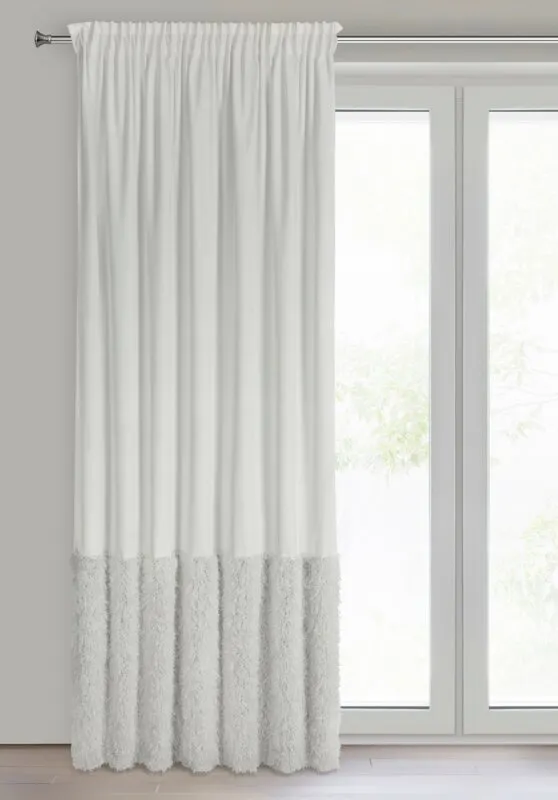 ZASŁONA GOTOWA MARION 2 NA TAŚMIE 140 X 270 CM BIAŁY
