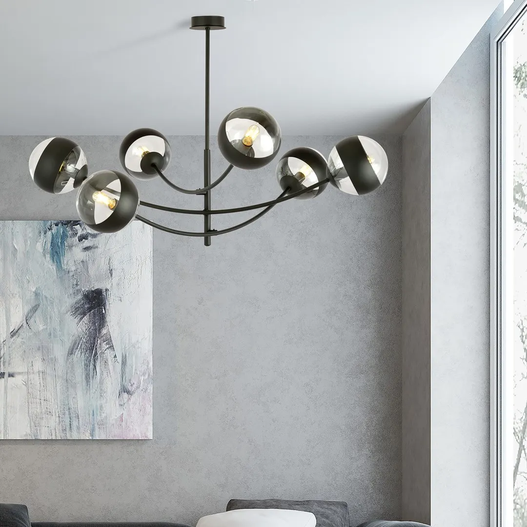 Lampa sufitowa HUNTER Czarny 1101/6 - 1101/6