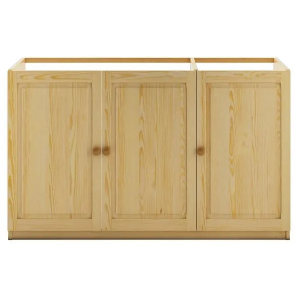 Szafka 3-drzwiowa KW111 S120 W80 G50 sosna grey DREWMAX