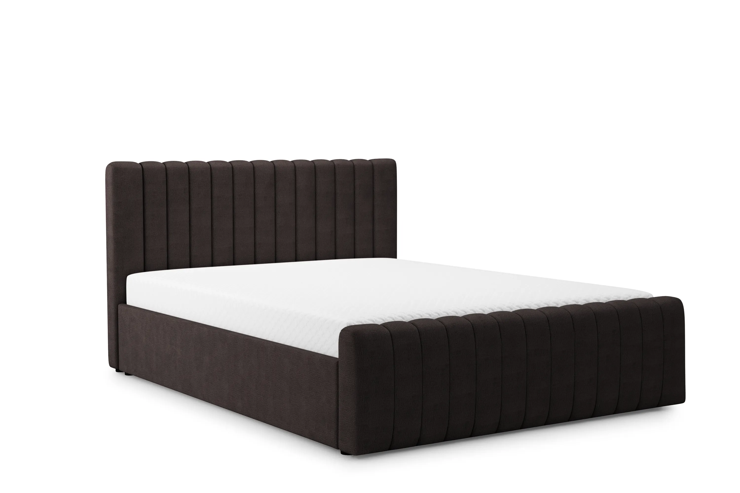 Łóżko Nicole z pojemnikiem / 140x200 / Salvador (SIC) 4 - brązowy Łóżko Nicole z pojemnikiem / 140x200 / Salvador (SIC) 4 - brązowy