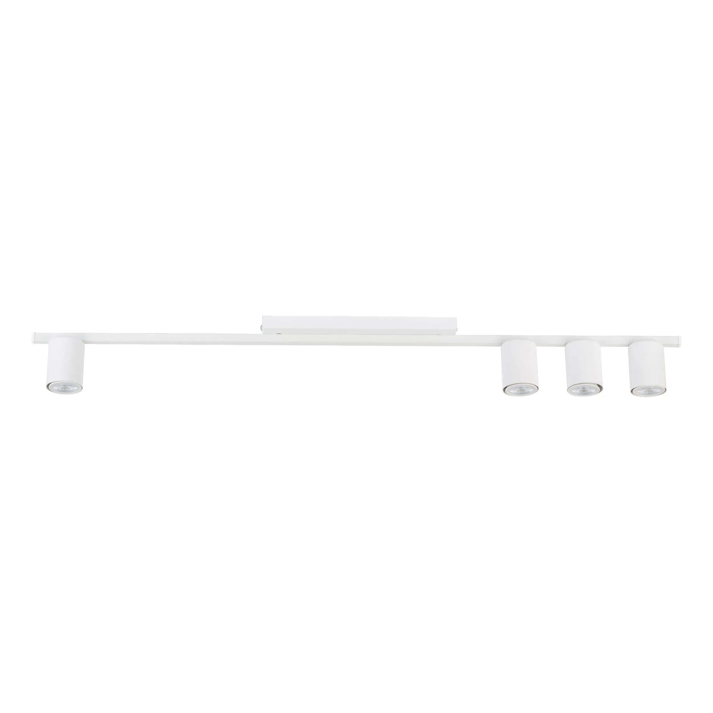 Lampa sufitowa LOGAN biała na listwie metalowej 100x11x5cm