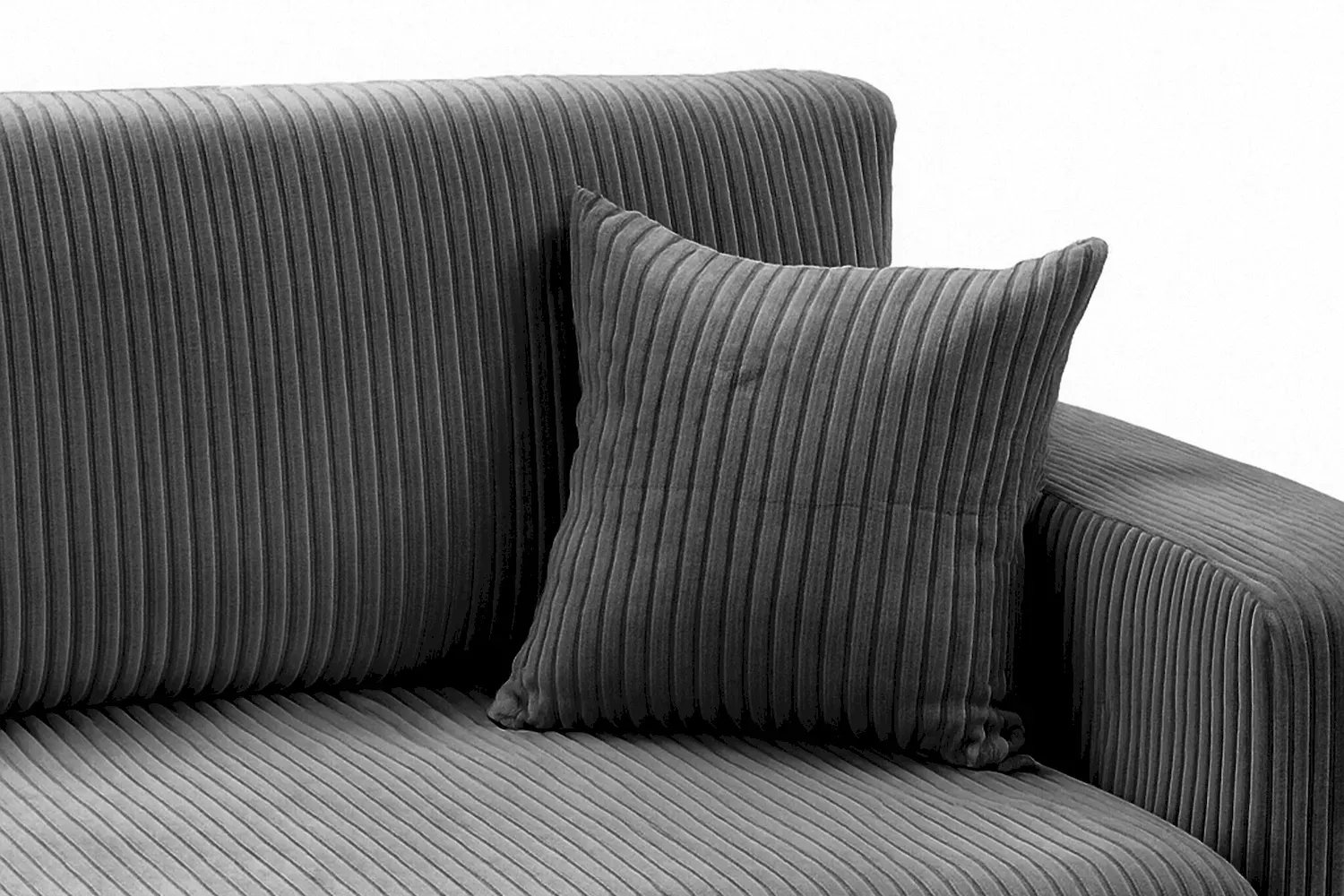 Narożnik uniwersalny BIS rozkładany tkanina Poso 22 ciemnoszary - NAROZNIK_BIS_XL_POSO22