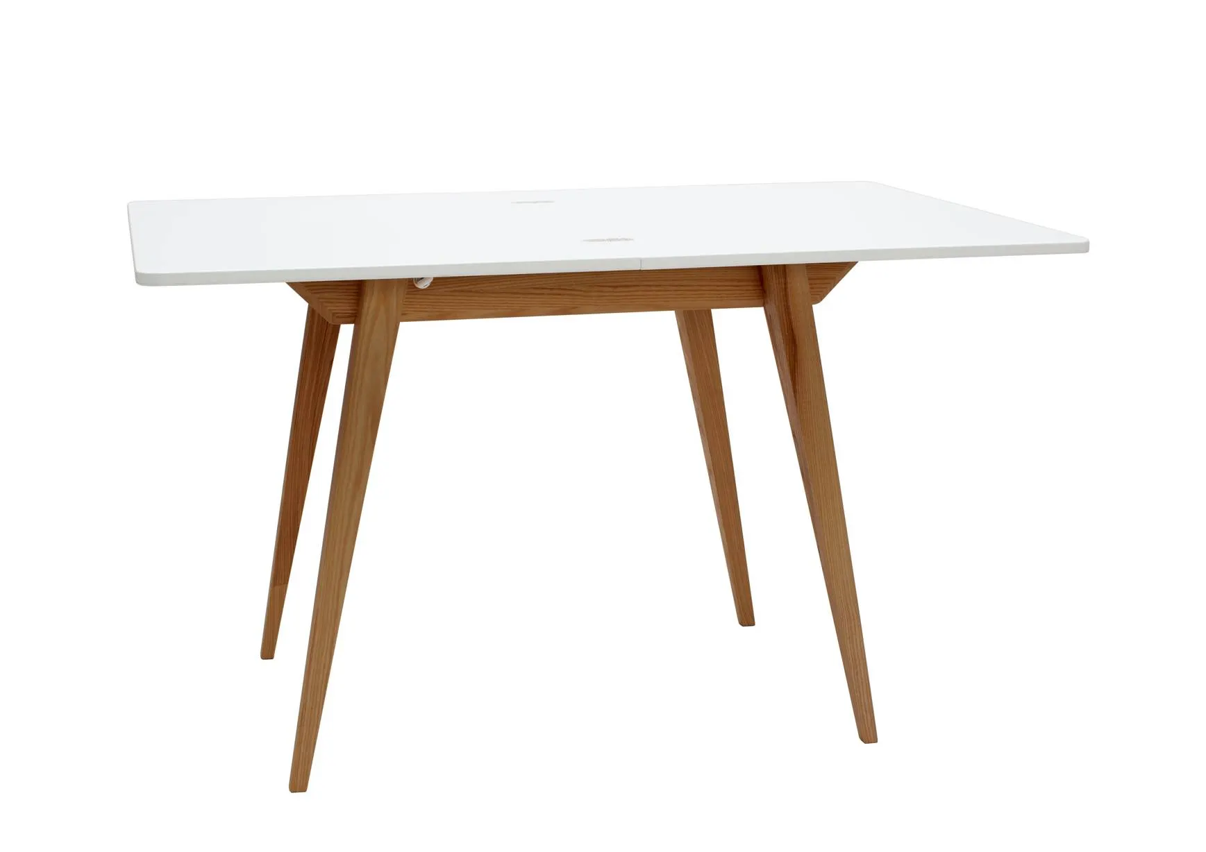 Stół rozkładany ENVELOPE 65x90-130cm biały dąb — zdjęcie 2