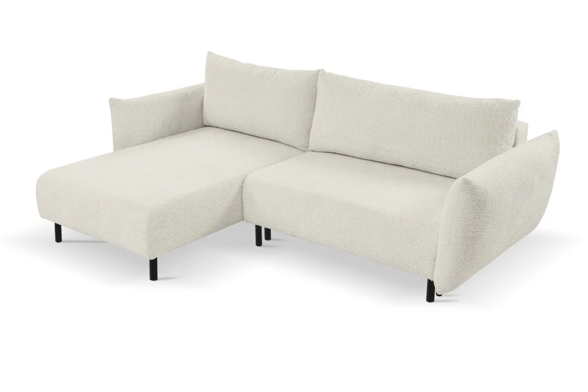 Narożnik rozkładany z pojemnikiem ADEL ANTHOLOGY 257 cm L/P kremowy - ADEL_NAR_ANTOLOGY20