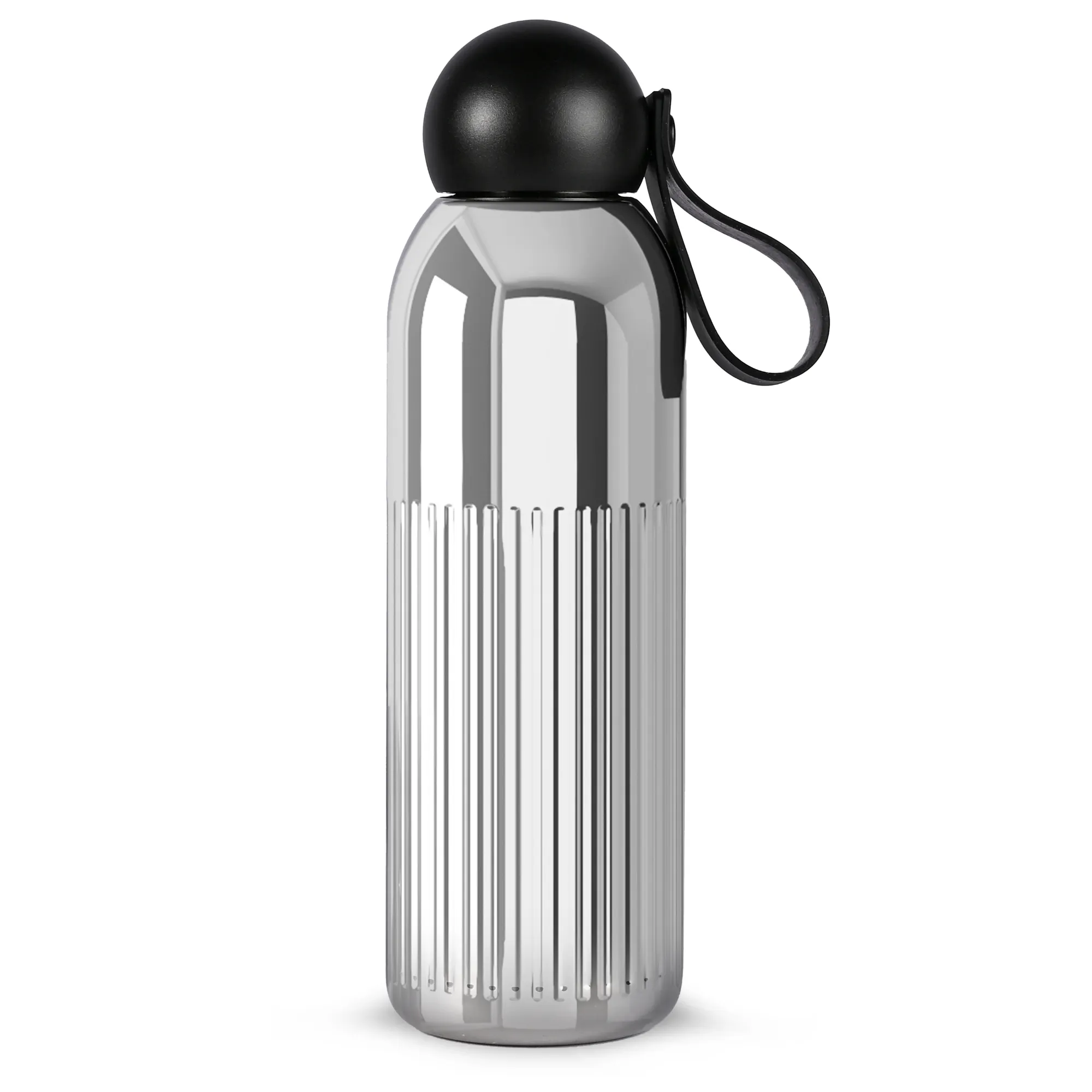 butelka, bidon, metalowa, korek?, pasek na nadgarstek