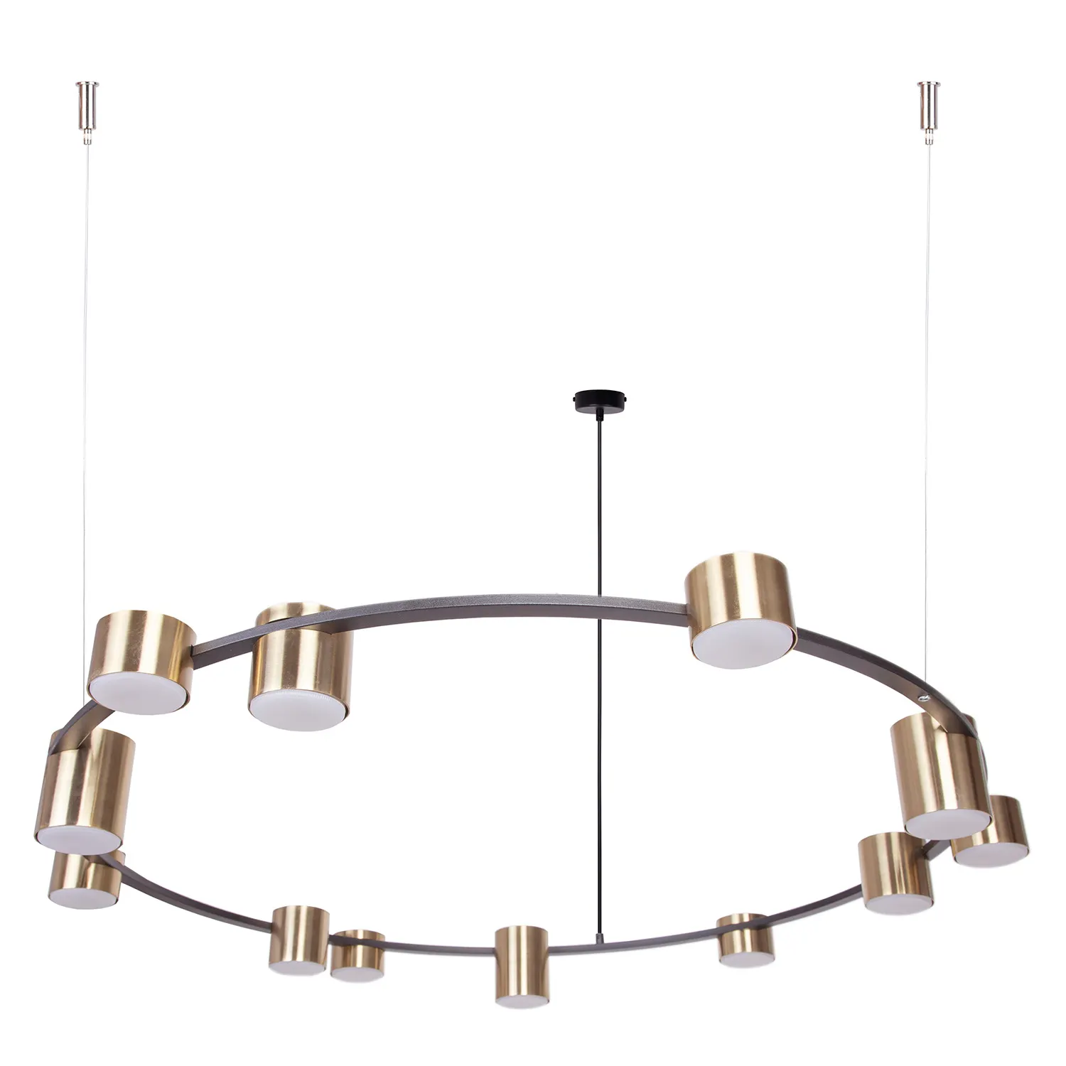Lampa wisząca 12-punktowa KODO 12 czarno-złota
