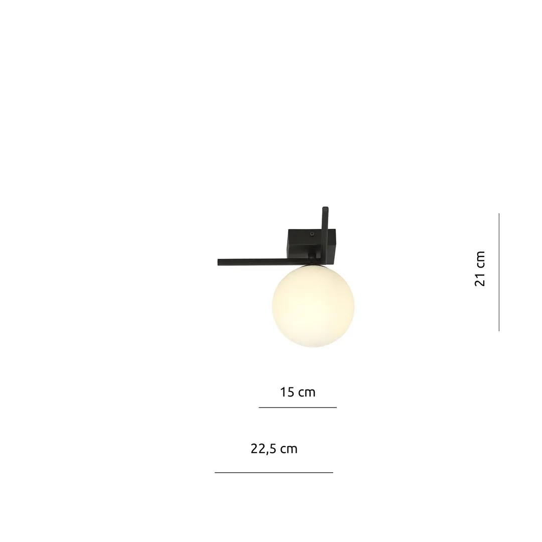 Lampa sufitowa IMAGO 1G czarny biały — zdjęcie 7
