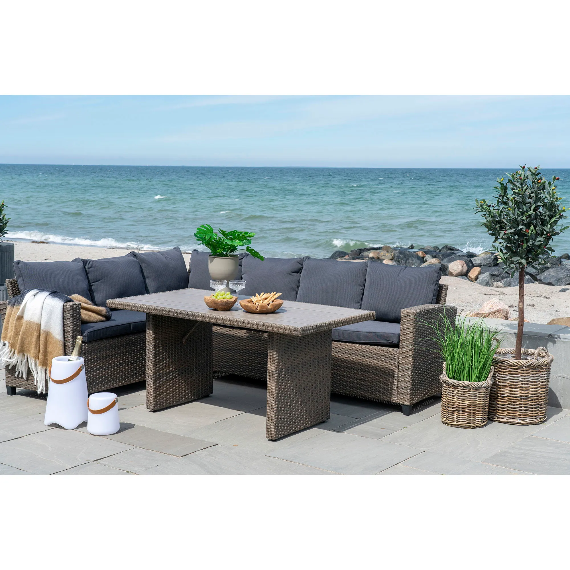 Miska teakowa RIO fi30x10 cm naturalny - 4501011