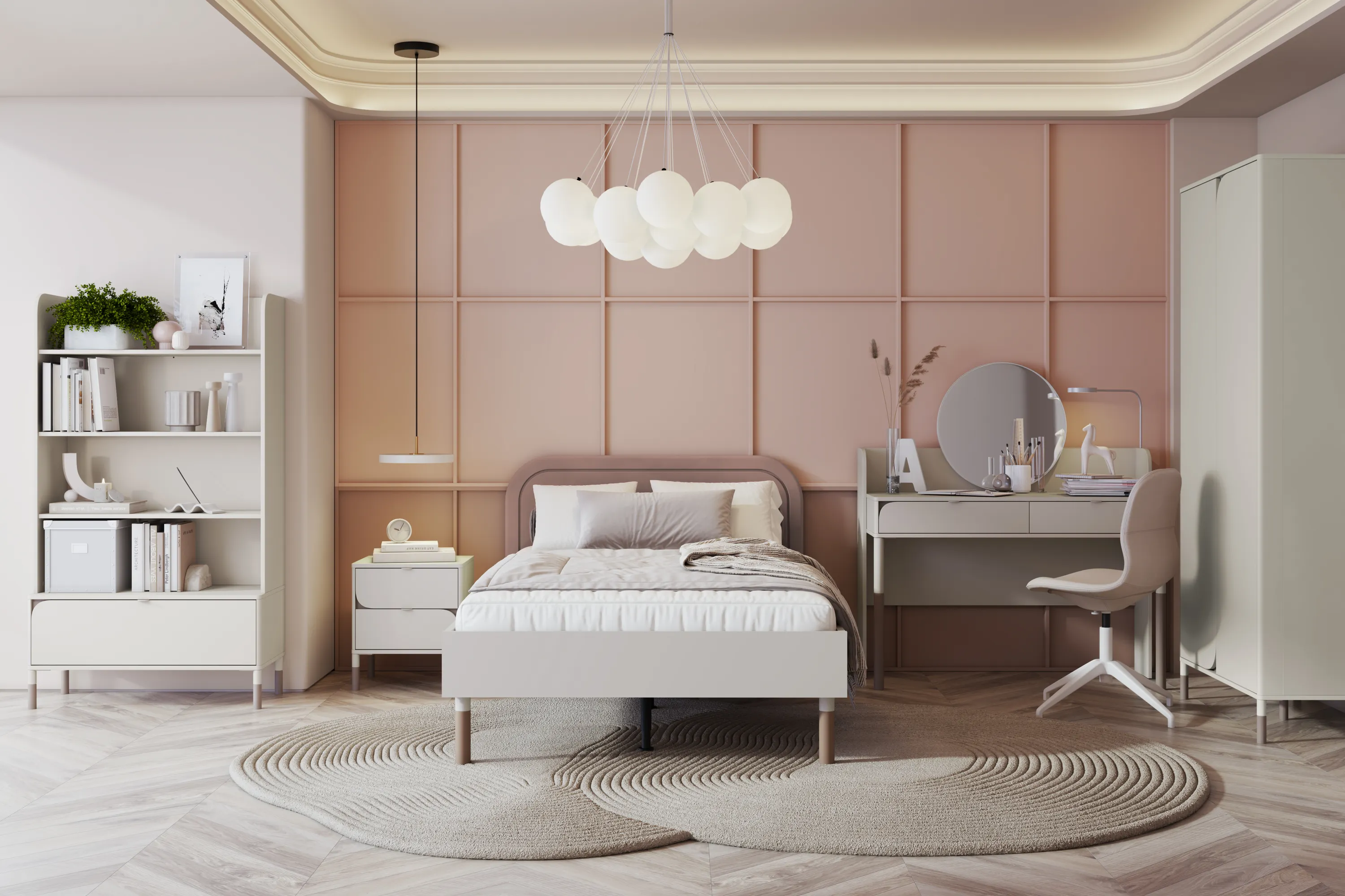 Szafa 2-drzwiowa Harmony HR-01 92cm kaszmir - HR1KT