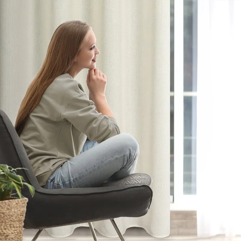 ZASŁONA GOTOWA LIDIA 140X250 CM NATURALNY - EU_408992