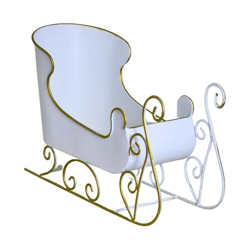 SANIE METALOWE duże 7631 białe SANIE METALOWE duże 7631 białe