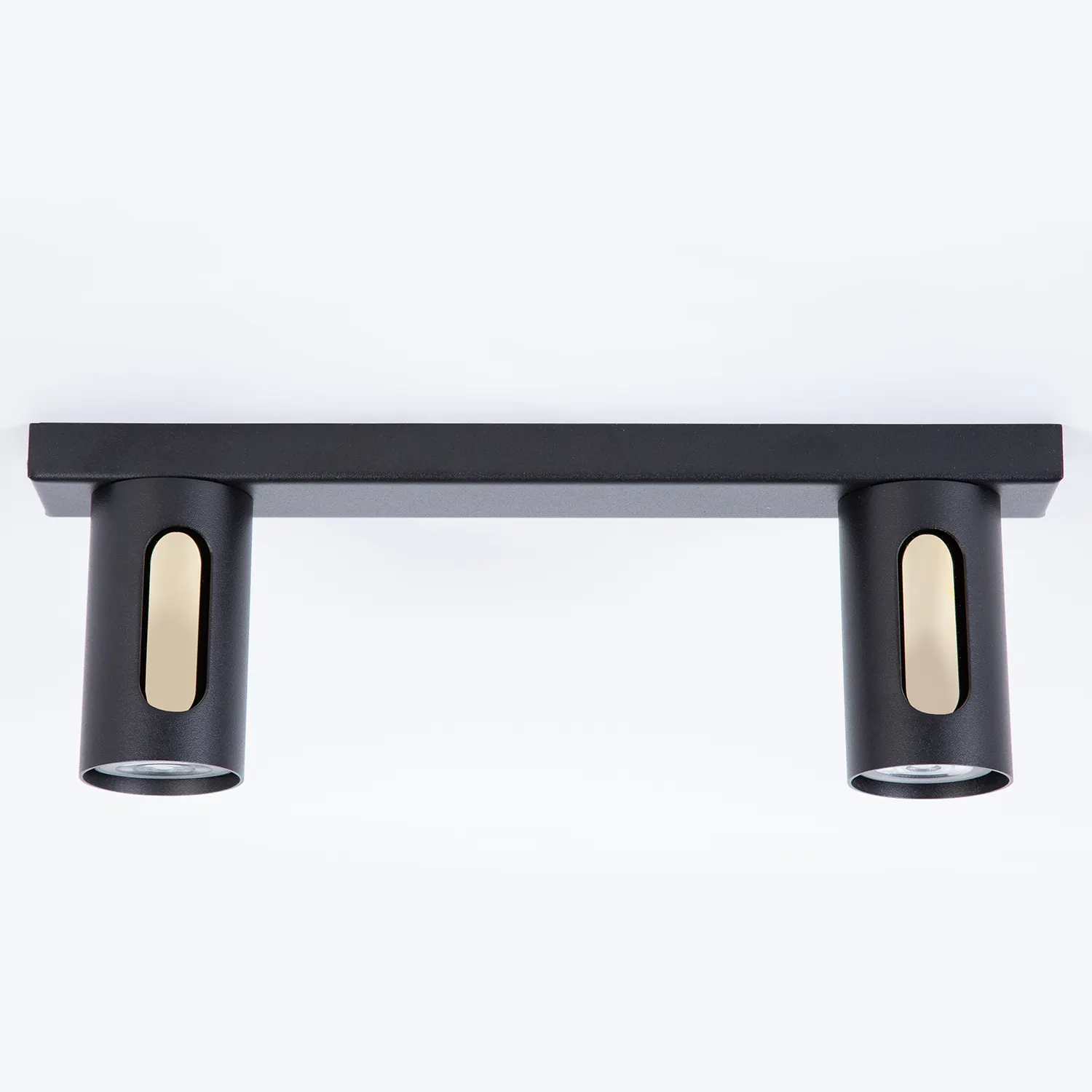 Plafon stalowy FLOW 2 czarny złoty - SI_41217