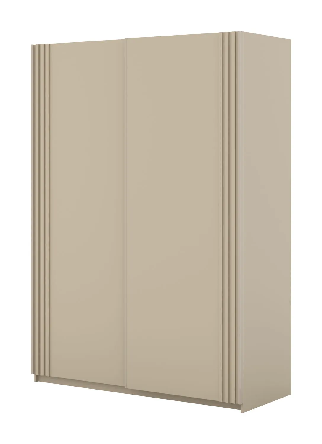 Szafa 2-drzwiowa z lamelami NIVA 150cm beżowa